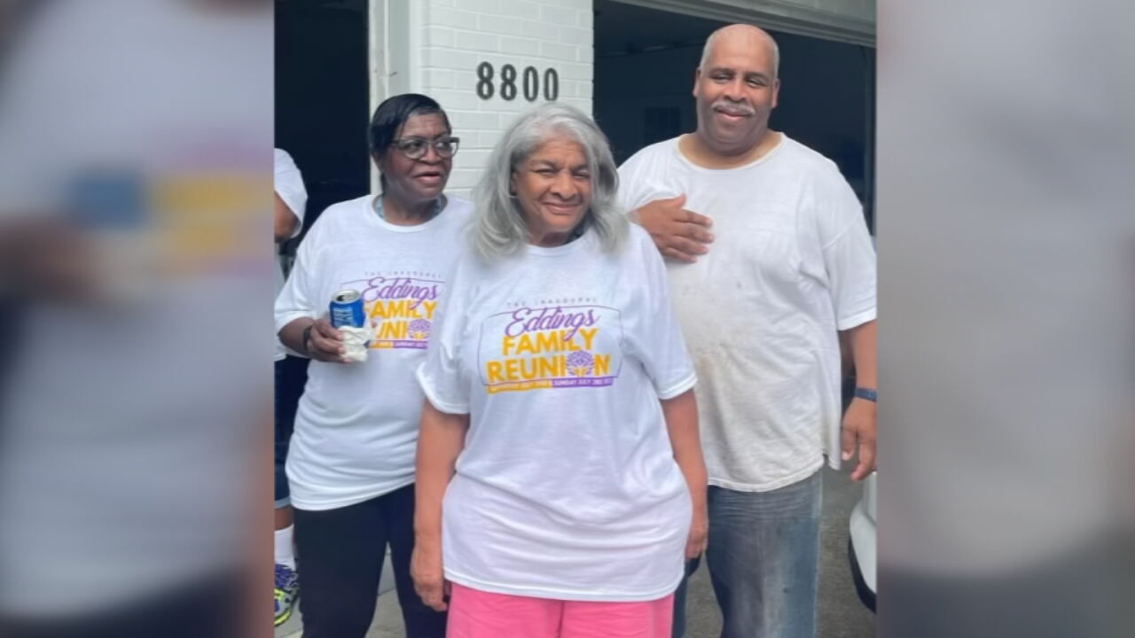 Mitchell Eddings with his sisters, June Price and Helen Eddings. Photo provided by family.